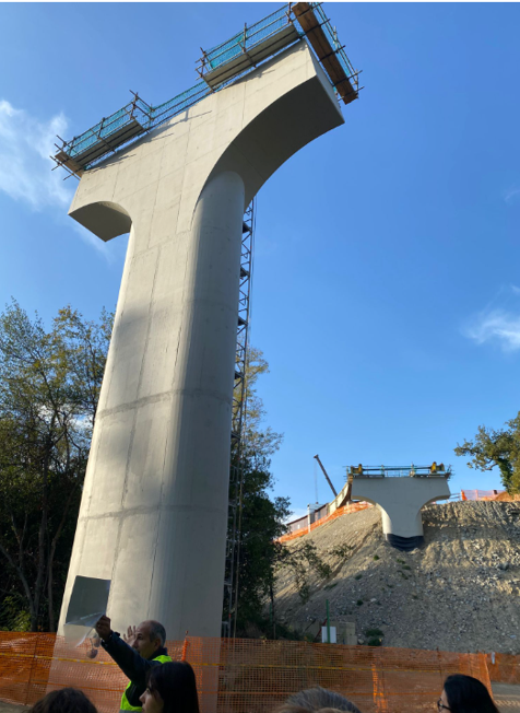 TEAM BUILDING NEL CANTIERE DEL PONTE SUL FIUME TRONTO: OSSERVIAMO LA FASE DI VARO🌉